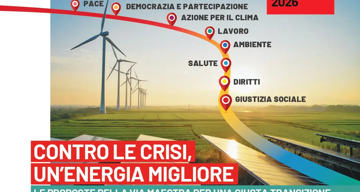 Giusta transizione, la Via Maestra presenta le proposte per un nuovo modello di sviluppo fondato su lavoro, ambiente e giustizia sociale