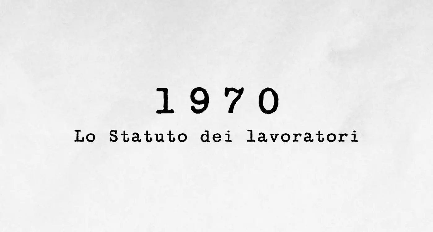 1970 - Lo statuto dei lavoratori