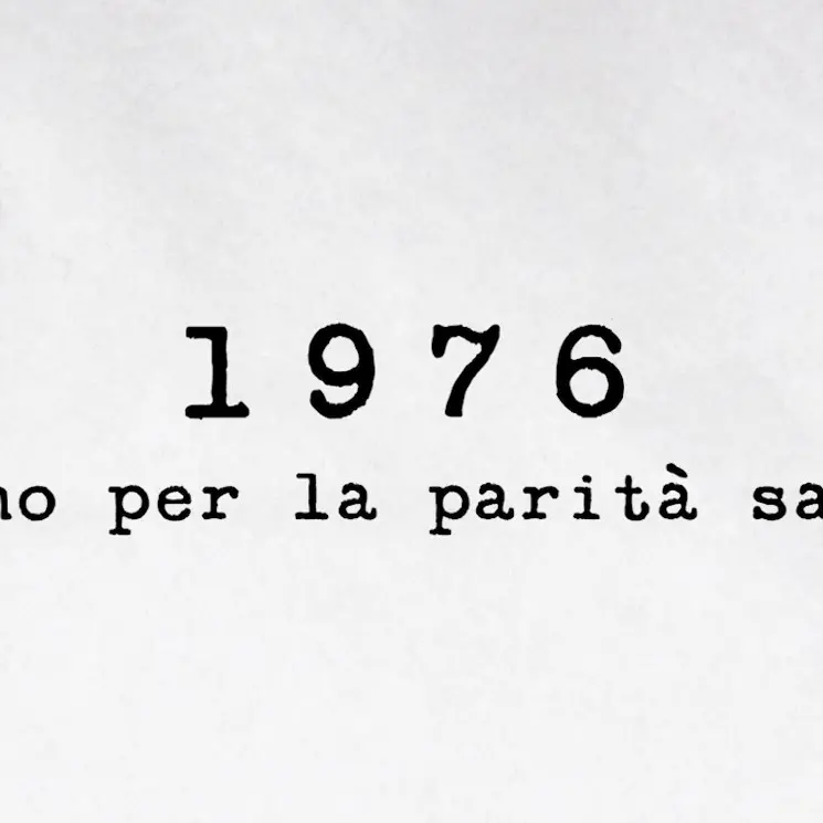 1976 - L’impegno per la parità salariale