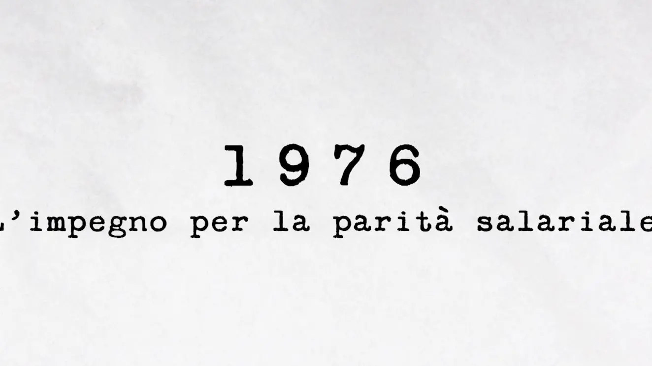 1976 - L’impegno per la parità salariale