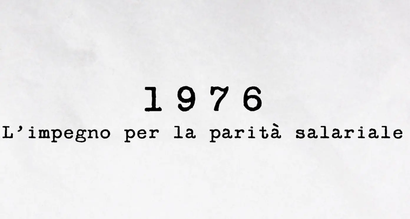 1976 - L’impegno per la parità salariale