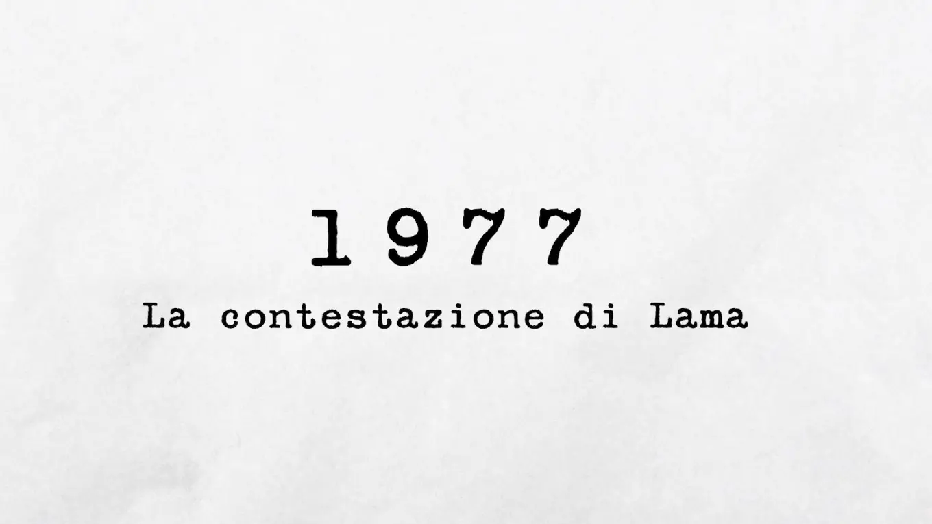 1977 - La contestazione a Lama