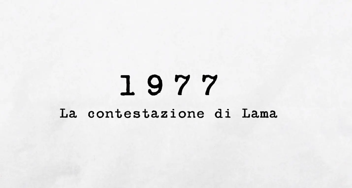 1977 - La contestazione a Lama