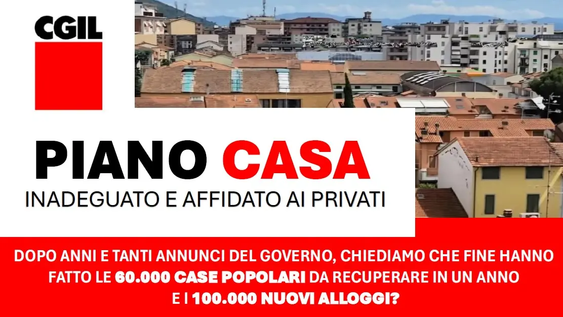 Piano casa: non offre soluzioni strutturali all'emergenza sociale e sancisce la rinuncia dello Stato nel garantire il diritto alla casa