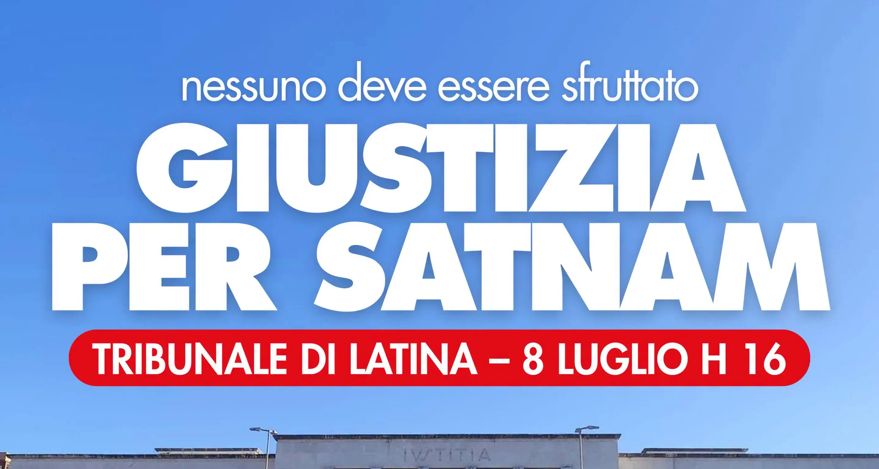 Cgil, mercoledì 8 luglio presidio davanti Tribunale Latina per processo Satnam Singh. Partecipa Landini