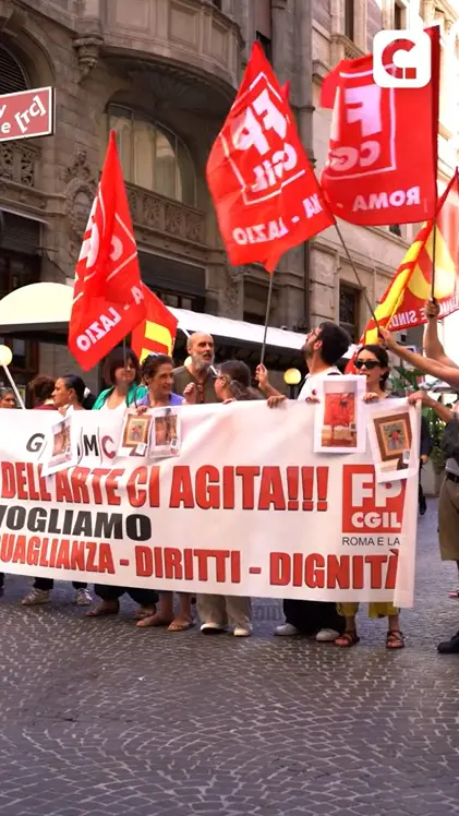 Le voci dei lavoratori della Gnam: “Chiediamo i nostri diritti”