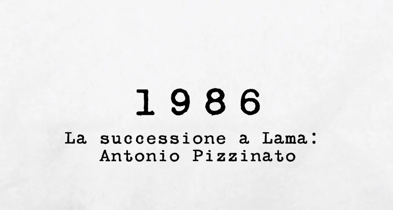 1986 - La successione a Lama: Antonio Pizzinato