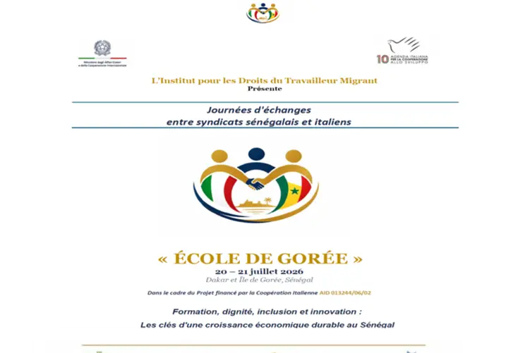 Senegal, la CGIL all'École de Gorée 2026: cooperazione, diritti e tutela dei lavoratori migranti