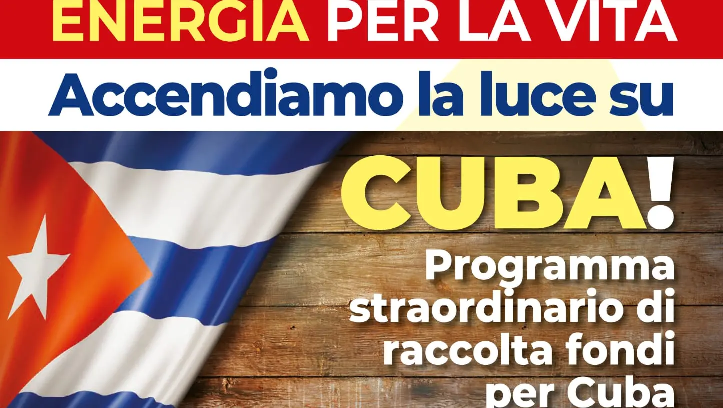 'Energia per la Vita': nuovi interventi della campagna di solidarietà con Cuba
