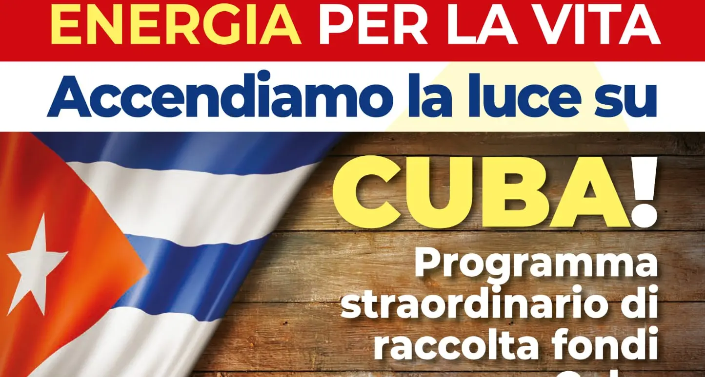 'Energia per la Vita': nuovi interventi della campagna di solidarietà con Cuba