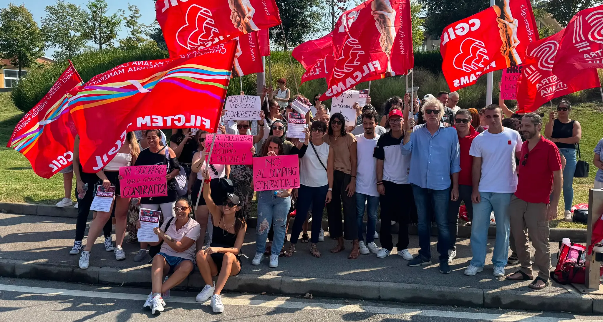 Offanengo, lavoratori uniti contro le disparità contrattuali