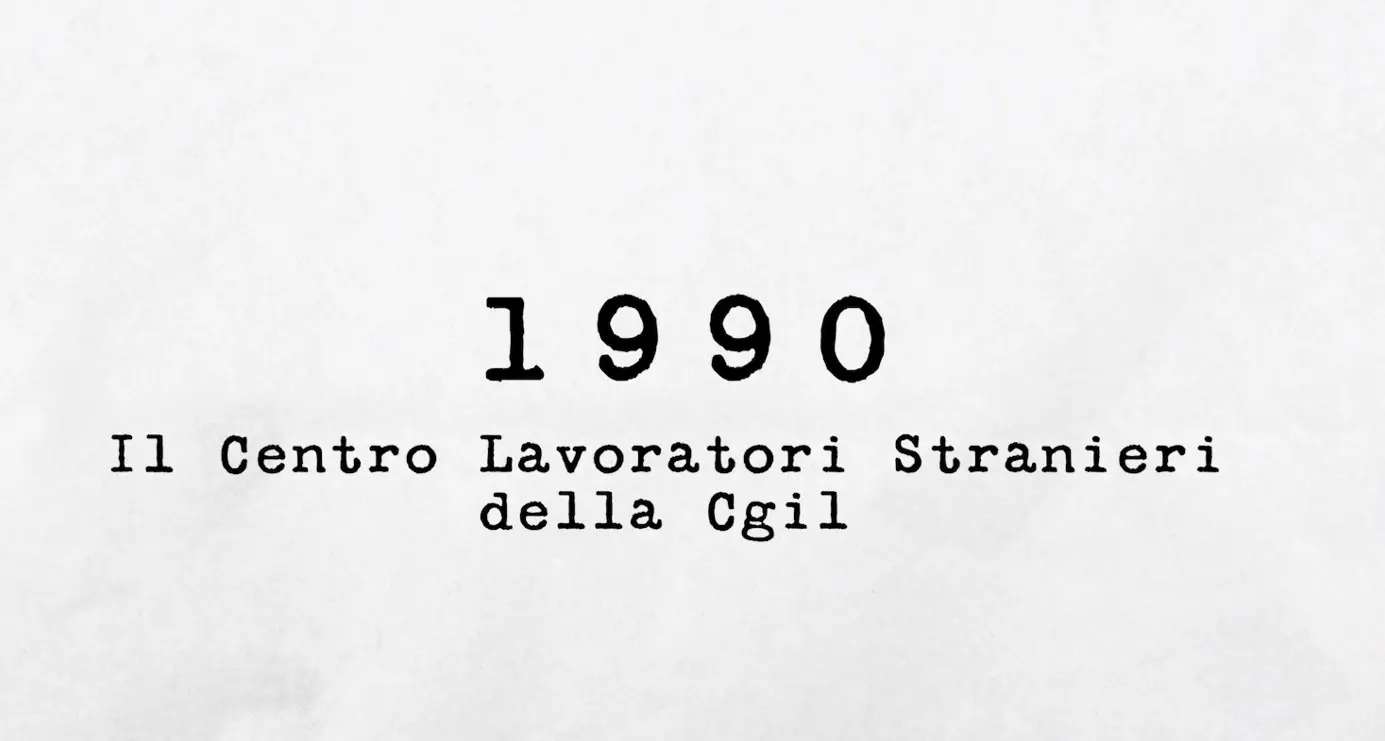 1990 - Il Centro Lavoratori Stranieri della Cgil