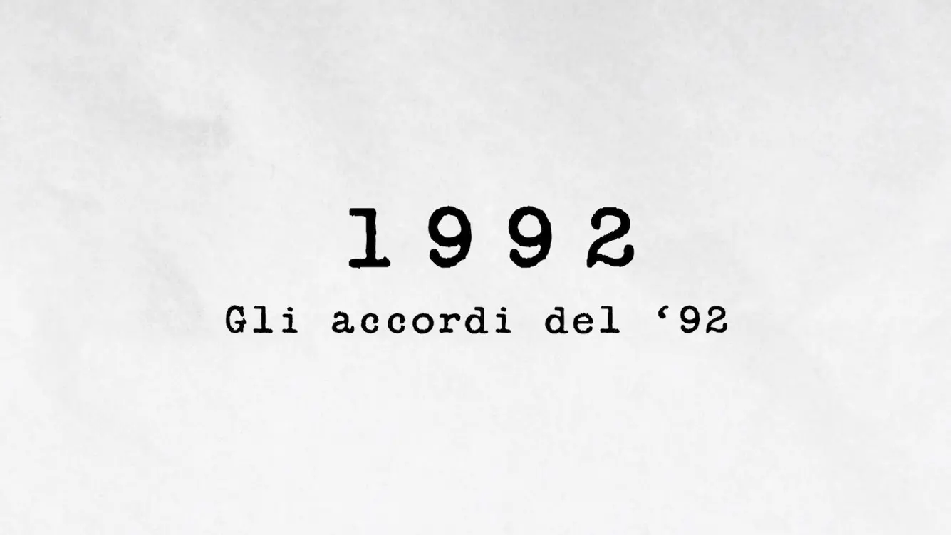1992 - Gli accordi del '92
