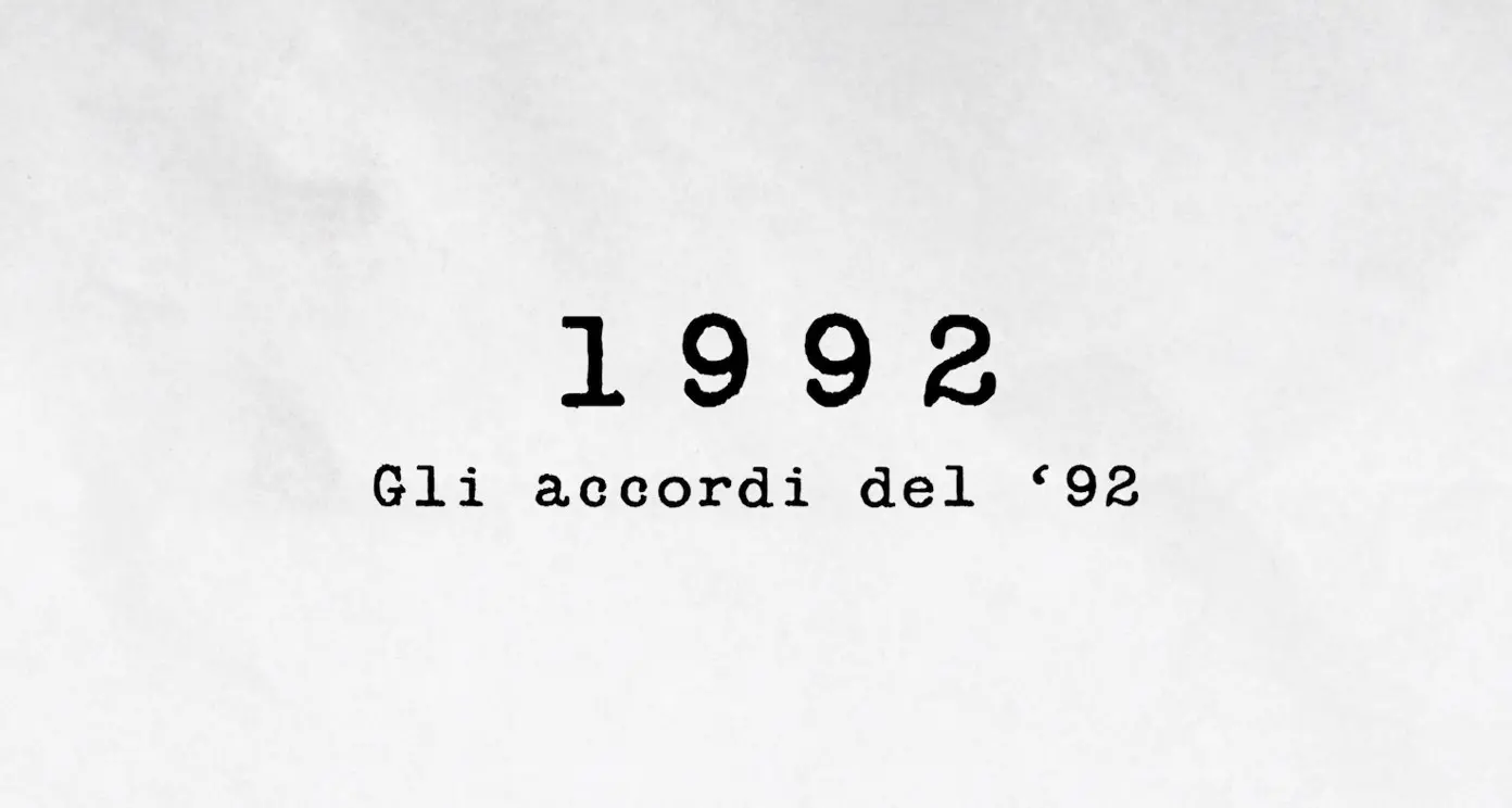 1992 - Gli accordi del '92