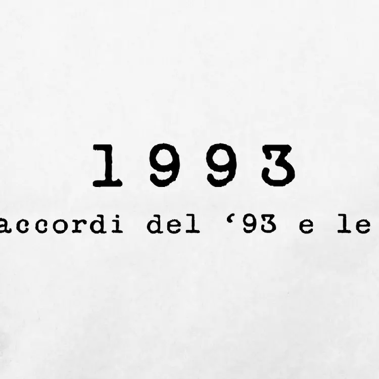 1993 - Gli accordi del ‘93 e le RSU