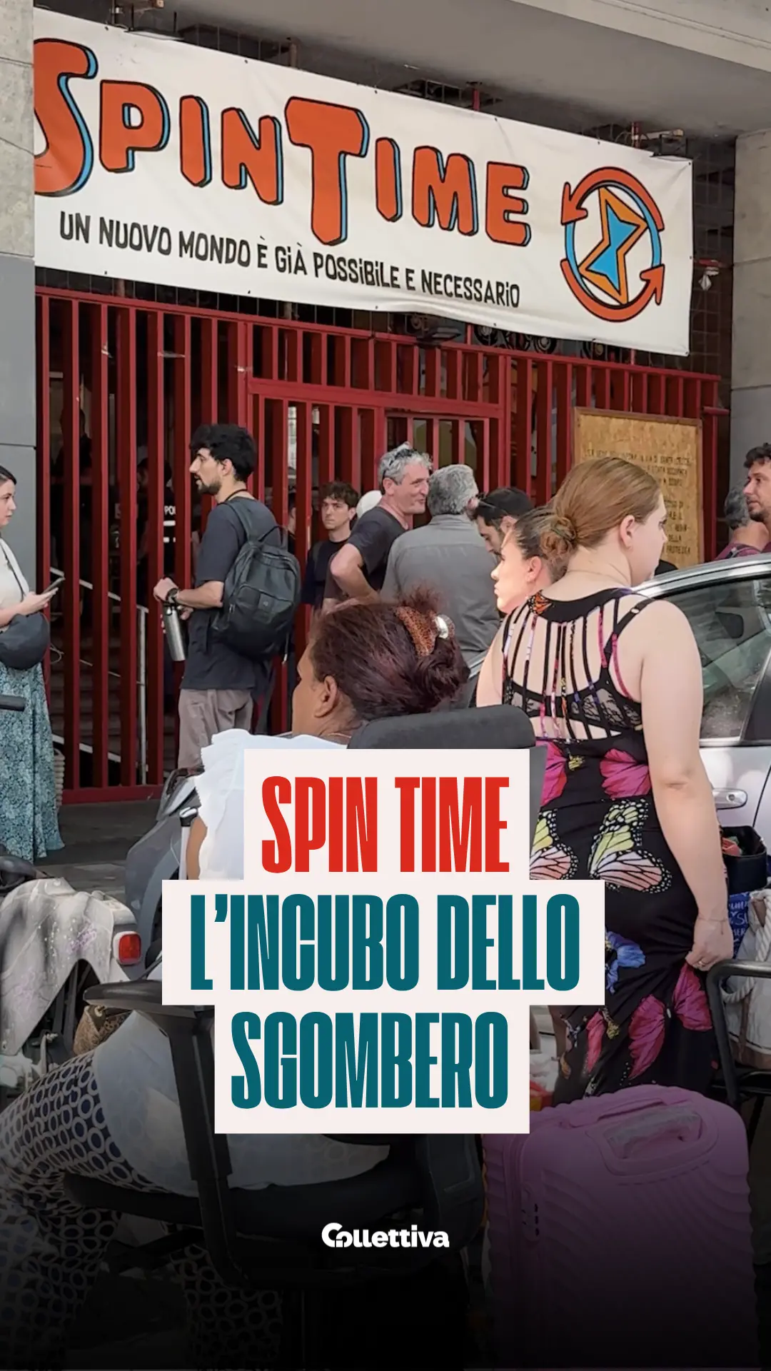 Spin Time, una notte in strada e l’incubo dello sgombero