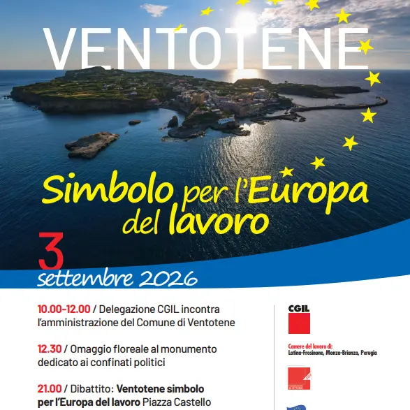 La CGIL a Ventotene: dai valori del Manifesto alle sfide dell'intelligenza artificiale