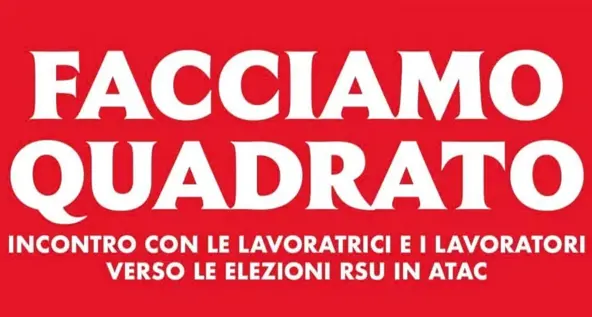 Atac: Cgil, 8 settembre Landini partecipa a incontro su elezioni Rsu