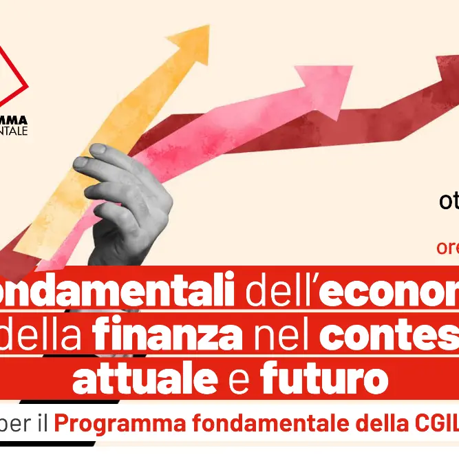 Cgil: il 2 ottobre a Roma iniziativa su Economia e Finanza con Sachs e Landini