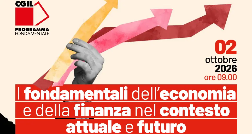 Cgil: il 2 ottobre a Roma iniziativa su Economia e Finanza con Sachs e Landini