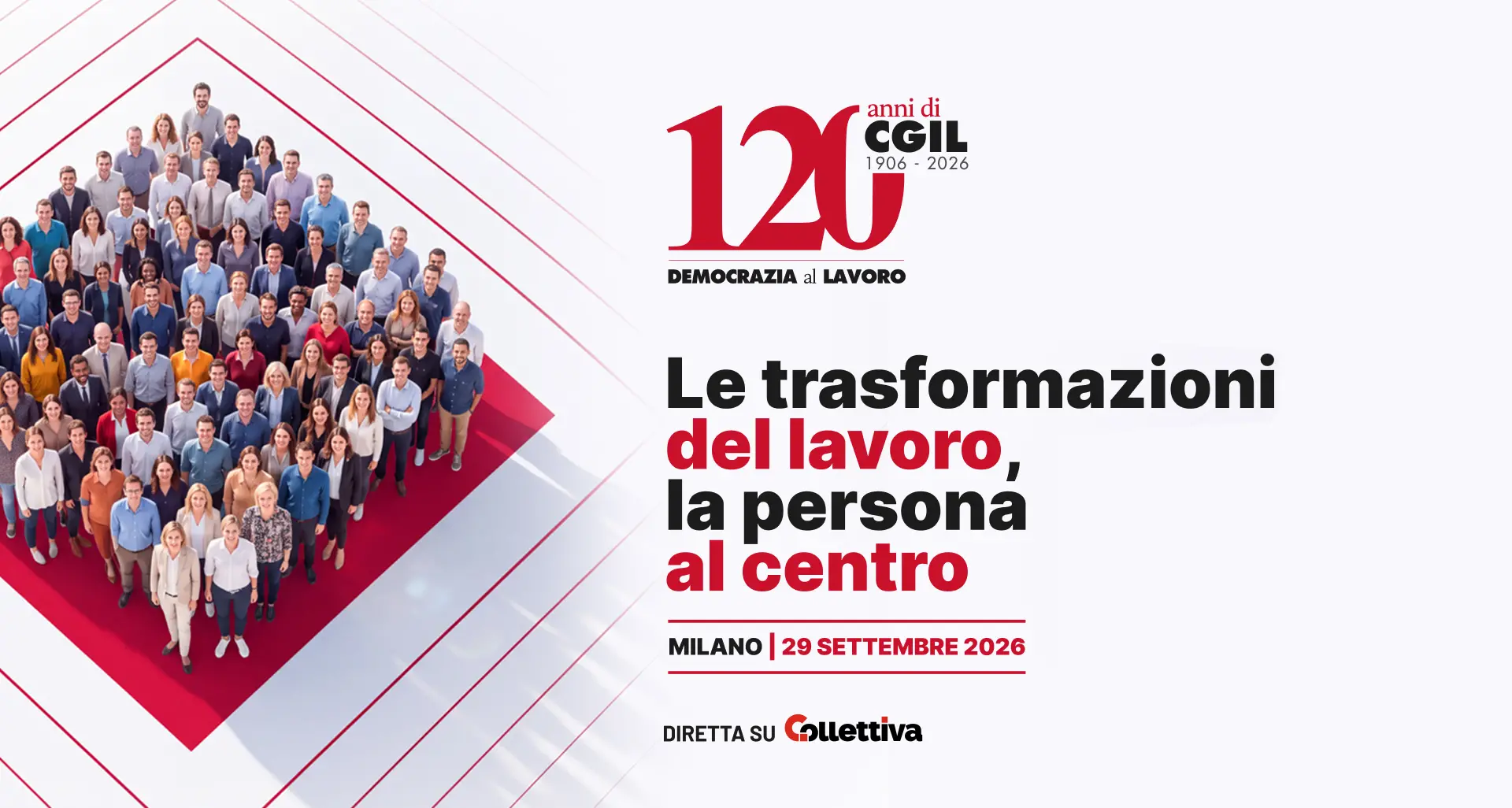 120 anni di Cgil, la diretta