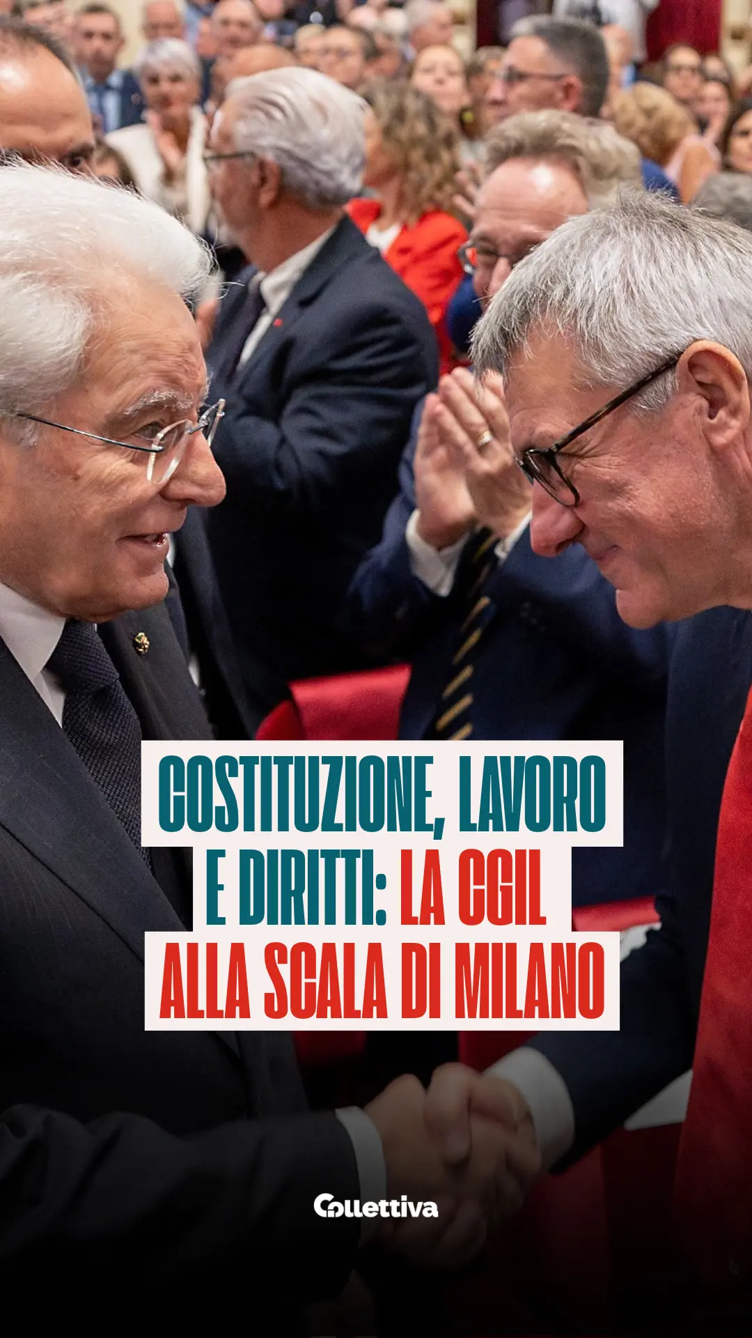 Costituzione, lavoro e diritti: la Cgil alla Scala di Milano