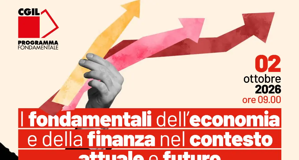 Cgil: 2 ottobre a Roma iniziativa su Economia e Finanza con Jeffrey Sachs