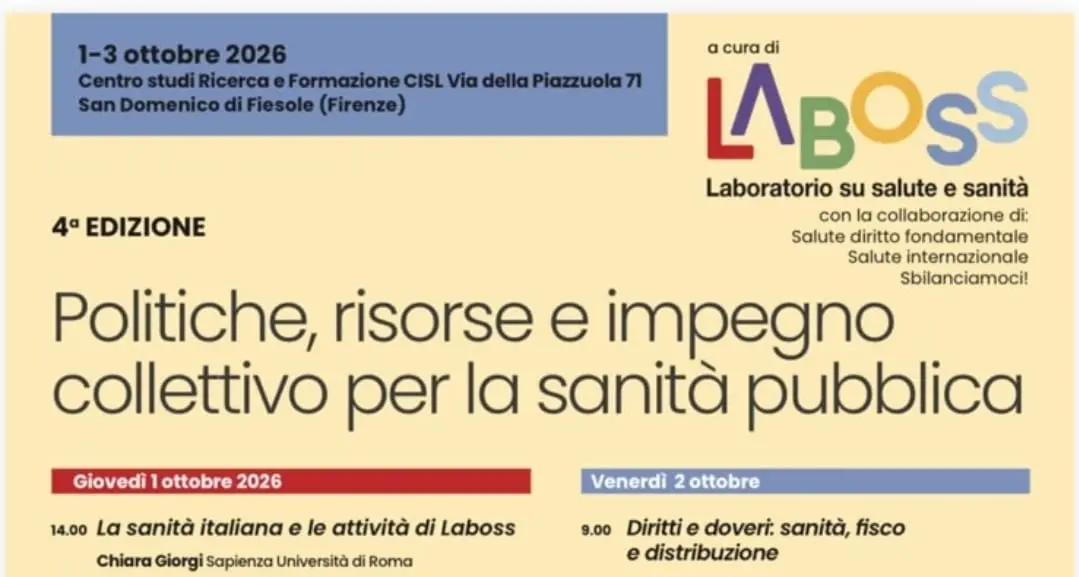 4^ edizione ‘Politiche, risorse e impegno collettivo per la sanità pubblica’