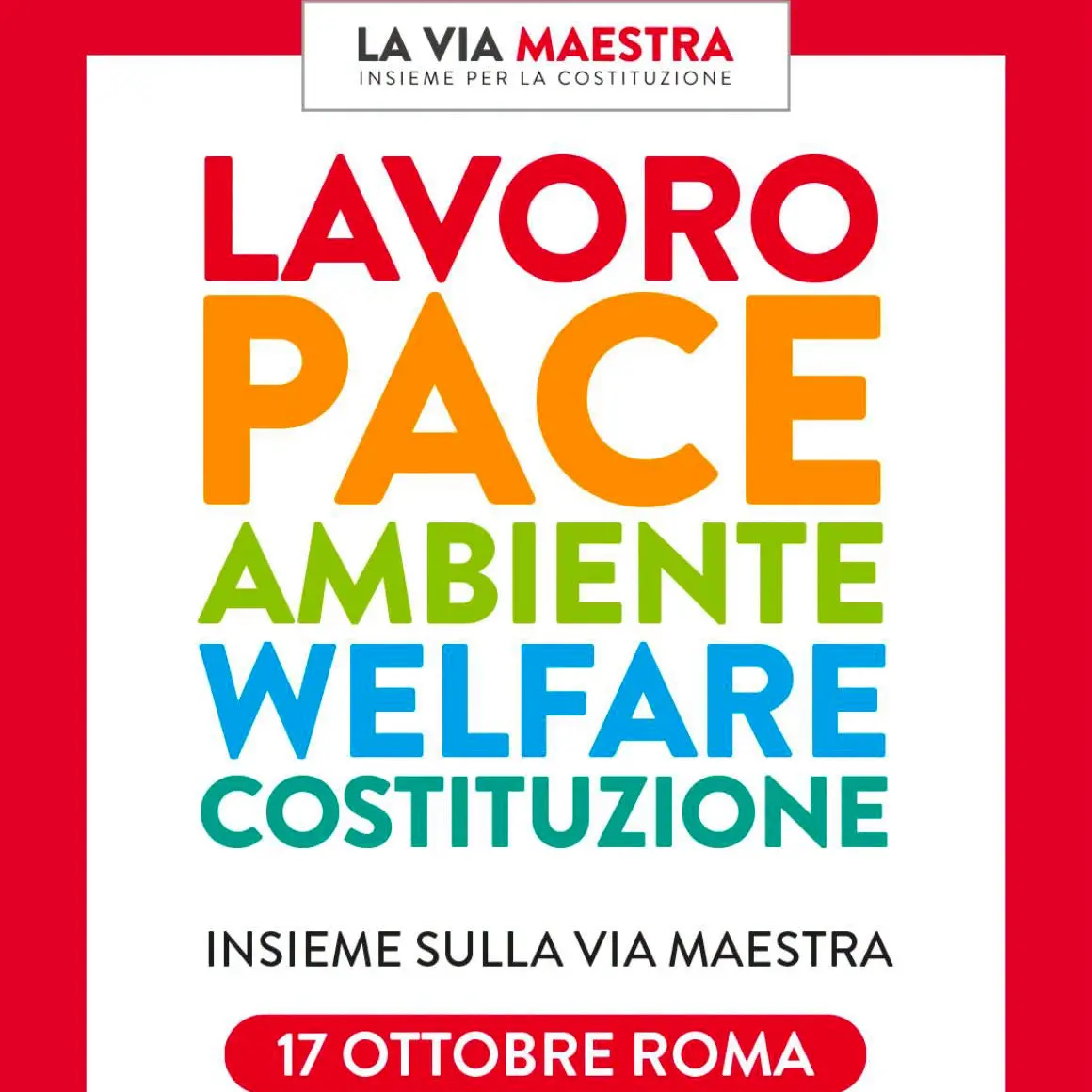 ‘La Via Maestra’: 12 ottobre presentazione manifestazione nazionale con Landini