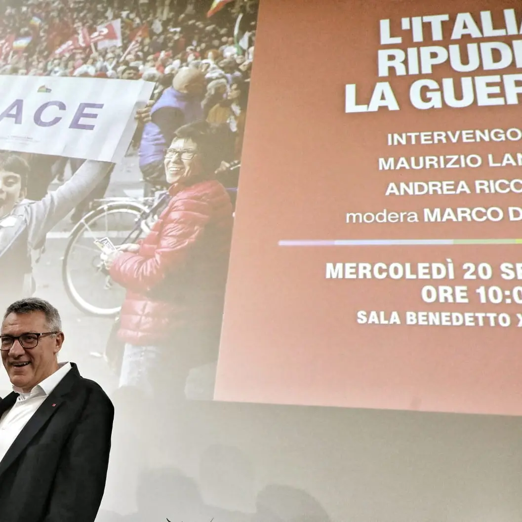 L’Italia ripudia la guerra, mercoledì 20 settembre incontro pubblico a Roma con Andrea Riccardi e Maurizio Landini