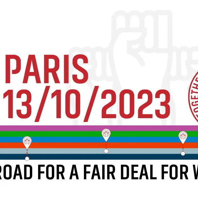 Continua la mobilitazione europea con la manifestazione sindacale di Parigi del 13 ottobre