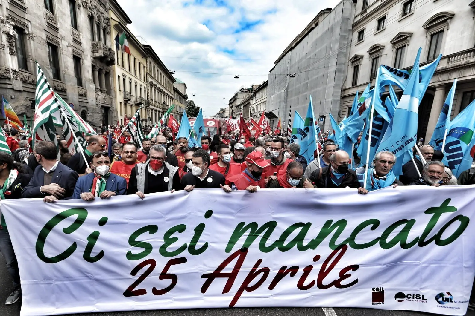 25 aprile 2022 per la Pace: a Milano manifestazione nazionale, interviene Maurizio Landini