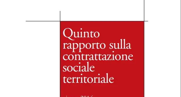 Quinto rapporto sulla contrattazione sociale territoriale