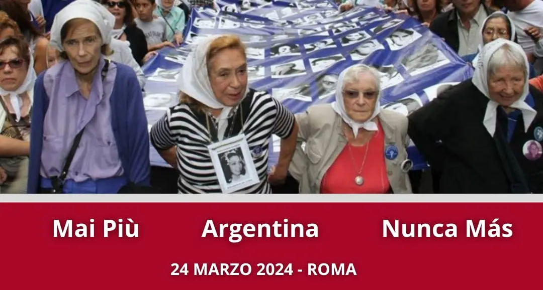 Evento commemorativo “Nunca más” Argentina