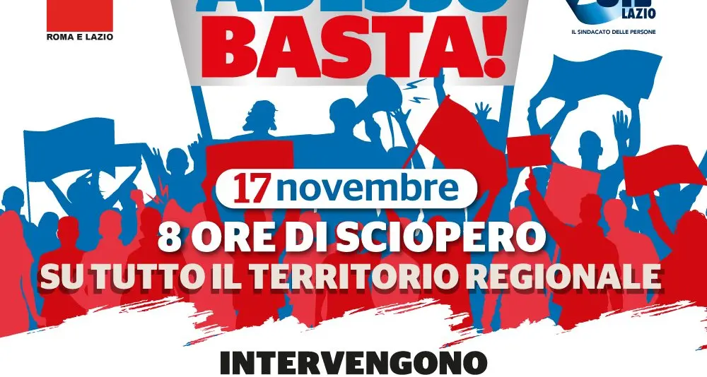 Adesso Basta! Sciopero nazionale e manifestazioni nel centro Italia