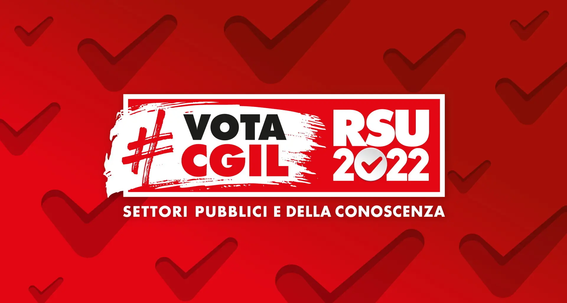 RSU 2022 #VotaCGIL, materiali grafici