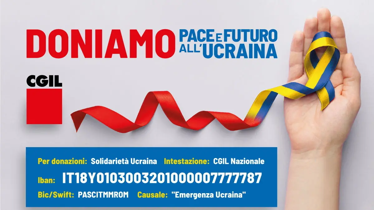 Doniamo pace e futuro all'Ucraina