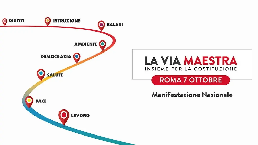'La Via Maestra' appello per la manifestazione nazionale del 7 ottobre a Roma