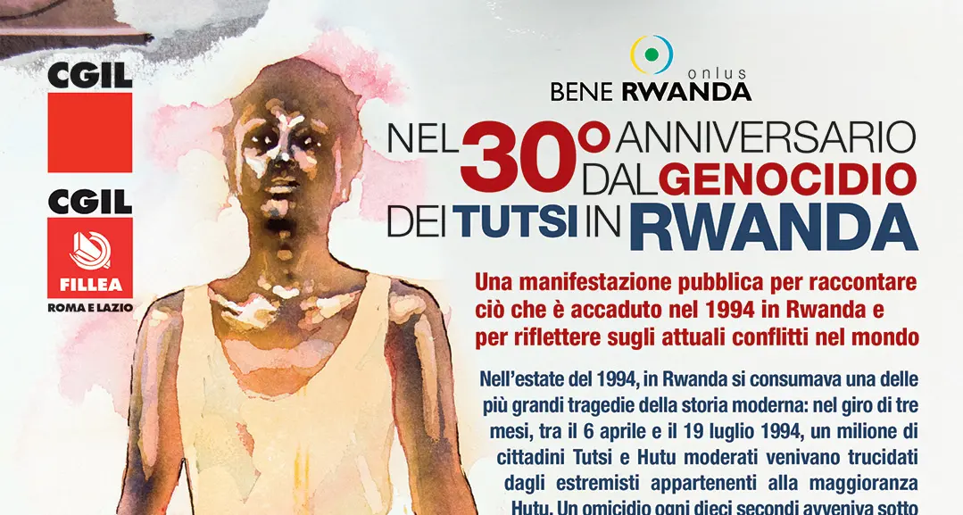 Manifestazione pubblica per non dimenticare il genocidio dei Tutsi in Rwanda