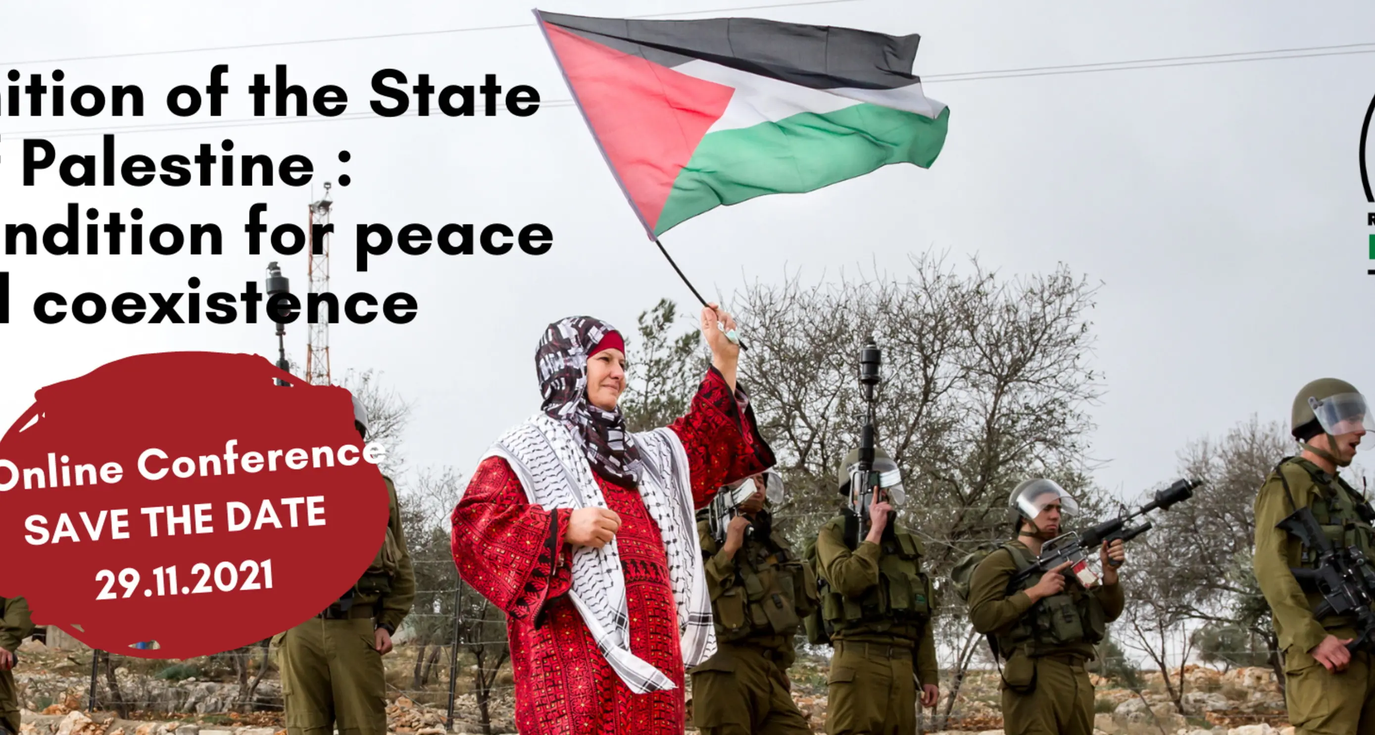 Il 29 novembre Conferenza Europea per il riconoscimento dello stato di Palestina