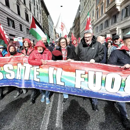 Manifestazione nazionale per la pace a Roma promossa dalla coalizione AssisiPaceGiusta