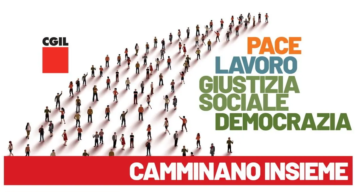 Pace, lavoro, giustizia sociale, democrazia camminano insieme. Manifestazione nazionale 18 giugno 2022 in piazza del Popolo a Roma