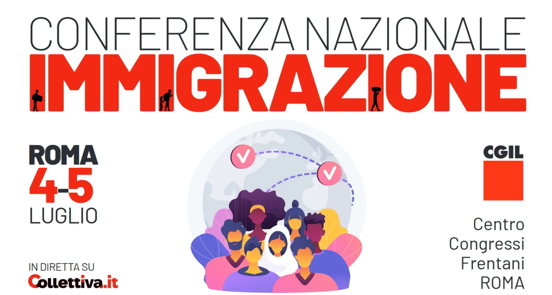 CGIL: 4 e 5 luglio a Roma Conferenza nazionale Immigrazione