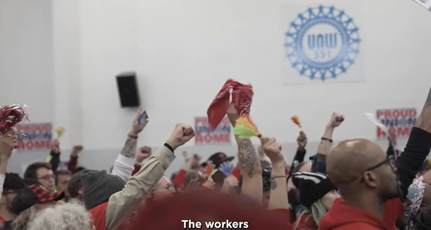 La FIOM CGIL si unisce ai picchetti del sindacato americano UAW