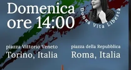 ‘Insieme per l'Iran’, l’8 gennaio manifestazioni a Roma e Torino