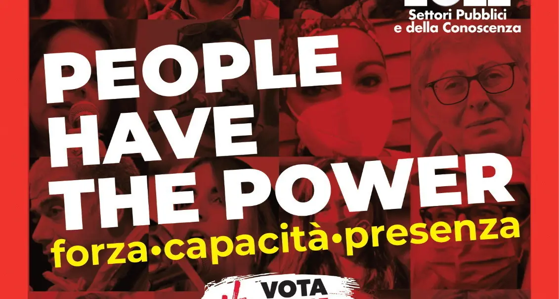 Rsu22: il 3 marzo iniziativa FP e FLC CGIL ‘People have the power’ con Landini