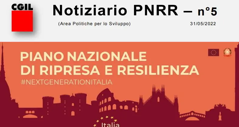Newsletter 'Notiziario PNRR' - Numero 5