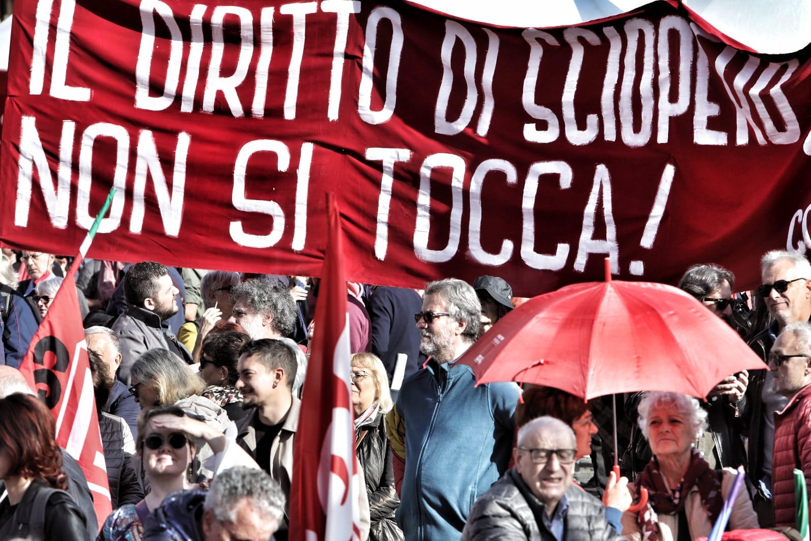 Grande Adesione A Sciopero Generale CGIL E UIL, Oltre Il 70%